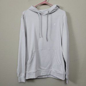 Melrose Place Women's M Ivory White Hooded Sweatshirt Chella Man Art Influencer